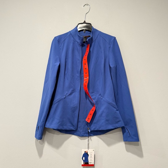 NWT Spyder Women's Yoga Jacket, Blue (Blue Delphi) - Picture 9 of 15